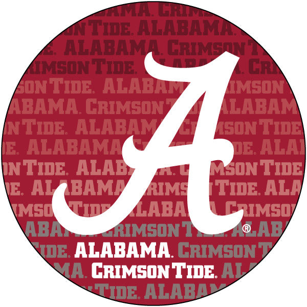 Alabama Crimson Tide 4 Inch Round Word Magnet