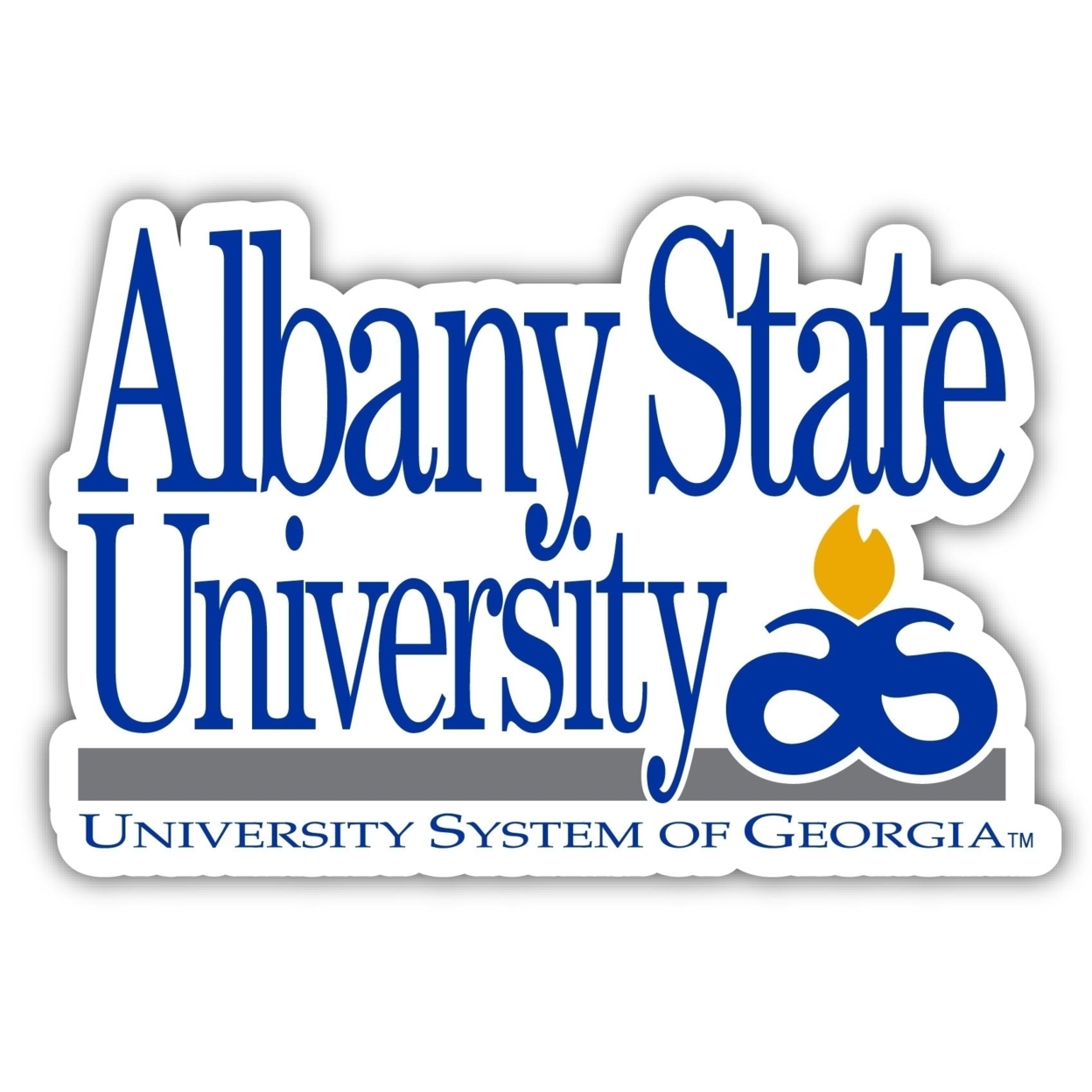 Albany State University 10 Inch Vinyl Decal Sticker