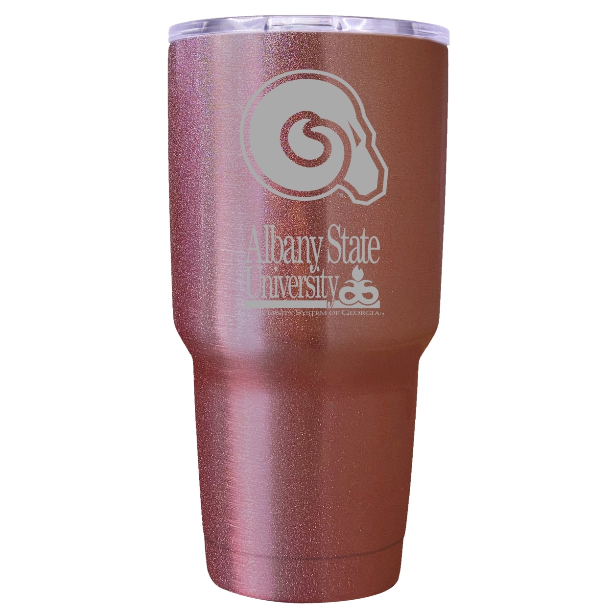 Albany State University 24 Oz Insulated Tumbler Etched - Rose Gold
