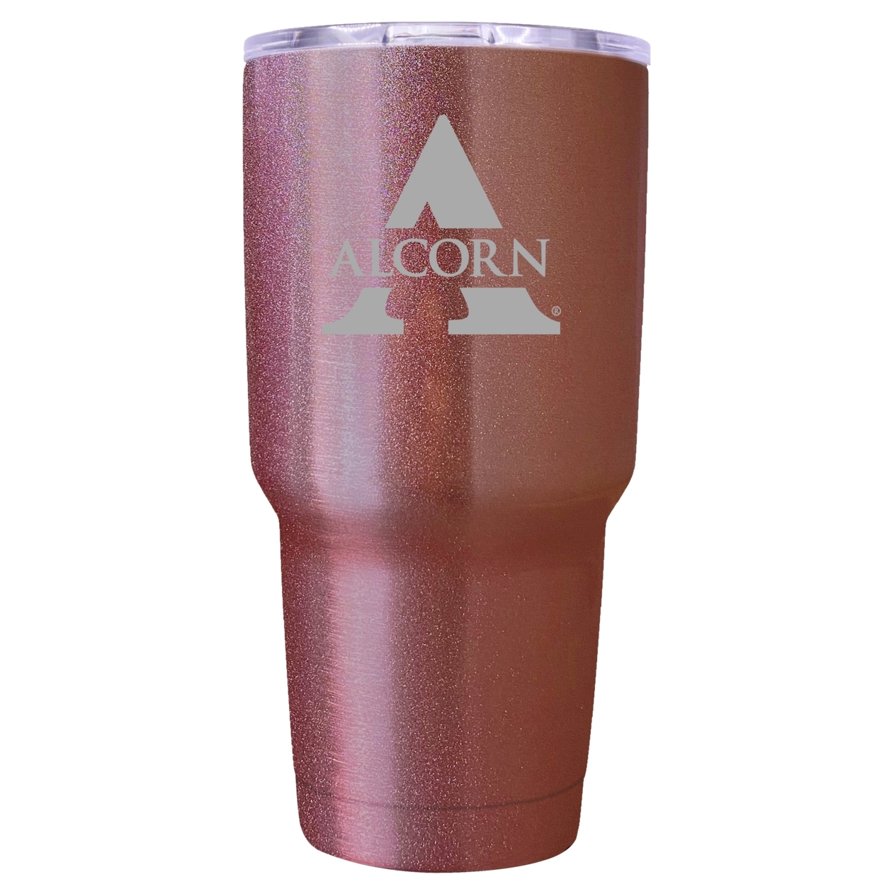 Alcorn State Braves 24 Oz Insulated Tumbler Etched - Rose Gold