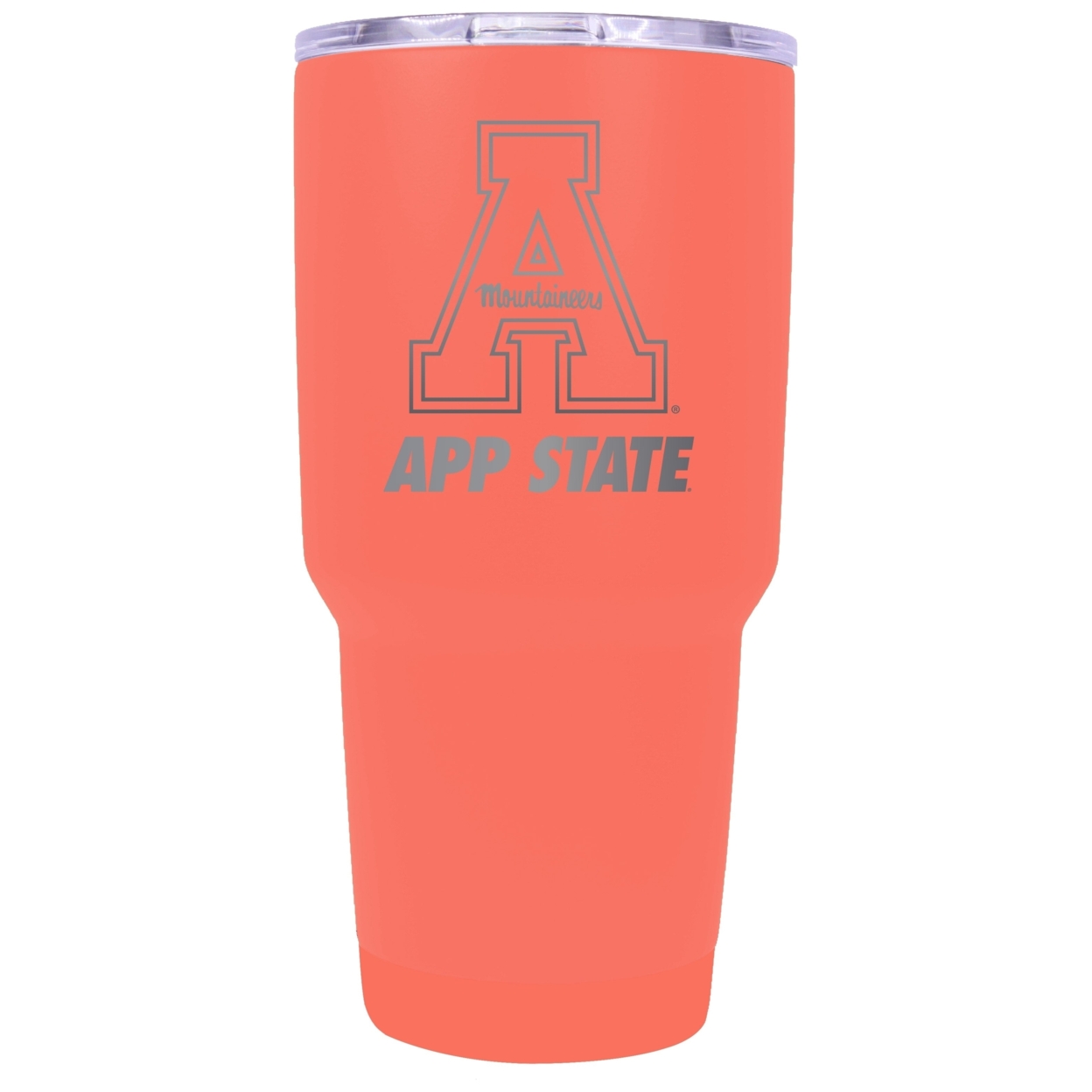 Appalachian State 24 Oz Insulated Tumbler Etched - Coral