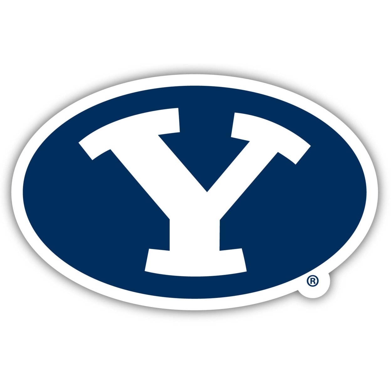 Brigham Young Cougars 12 Inch Vinyl Decal Sticker
