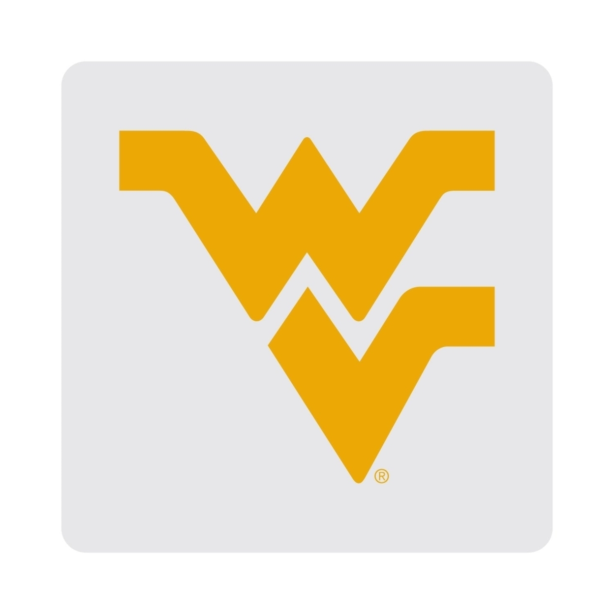 West Virginia Mountaineers Coasters Choice Of Marble Of Acrylic - Marble (4-Pack)