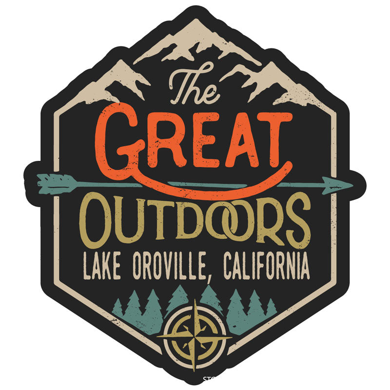 Lake Oroville California Souvenir Decorative Stickers (Choose Theme And Size) - 2-Inch, Great Outdoors