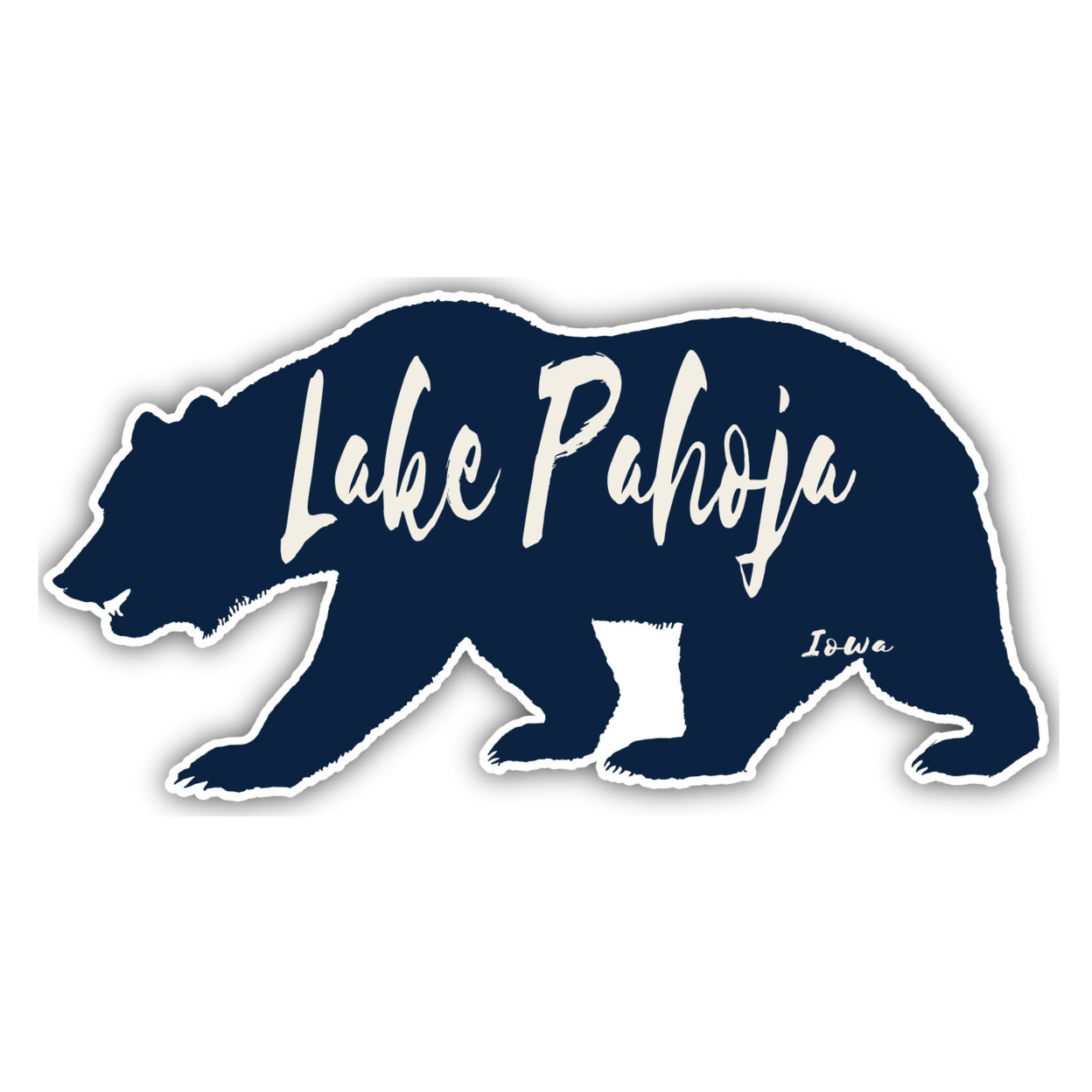 Lake Powell Utah Souvenir Decorative Stickers (Choose Theme And Size) - 4-Inch, Bear
