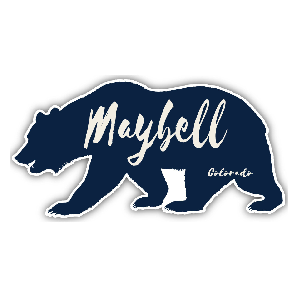 Maybell Colorado Souvenir Decorative Stickers (Choose Theme And Size) - 2-Inch, Great Outdoors