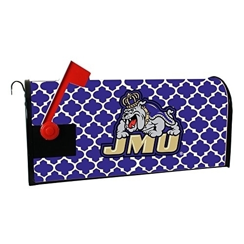 James Madison Dukes Mailbox Cover-James Madison University Magnetic Mail Box Cover-Moroccan Design