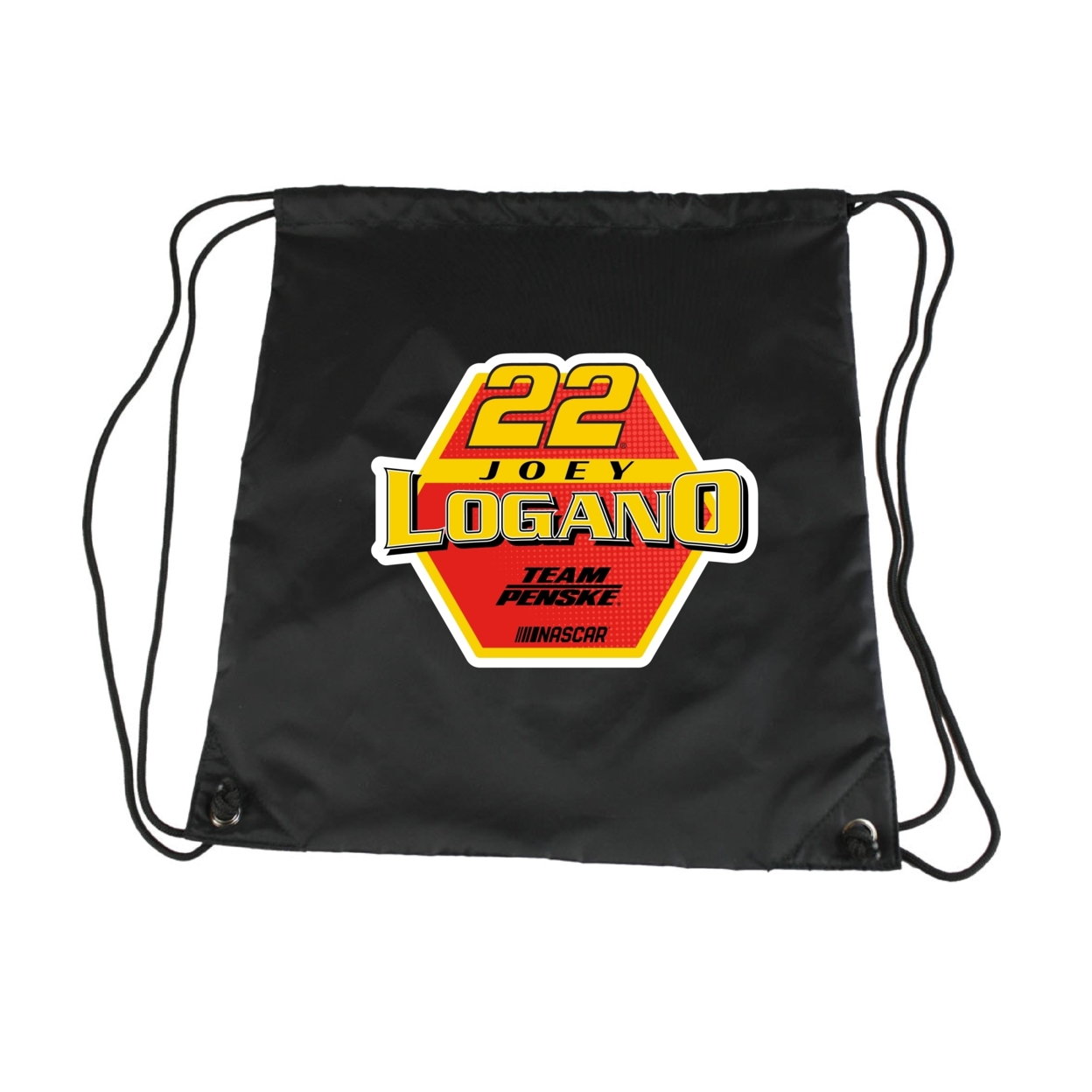 #22 Joey Logano Officially Licensed Nascar Cinch Bag With Drawstring