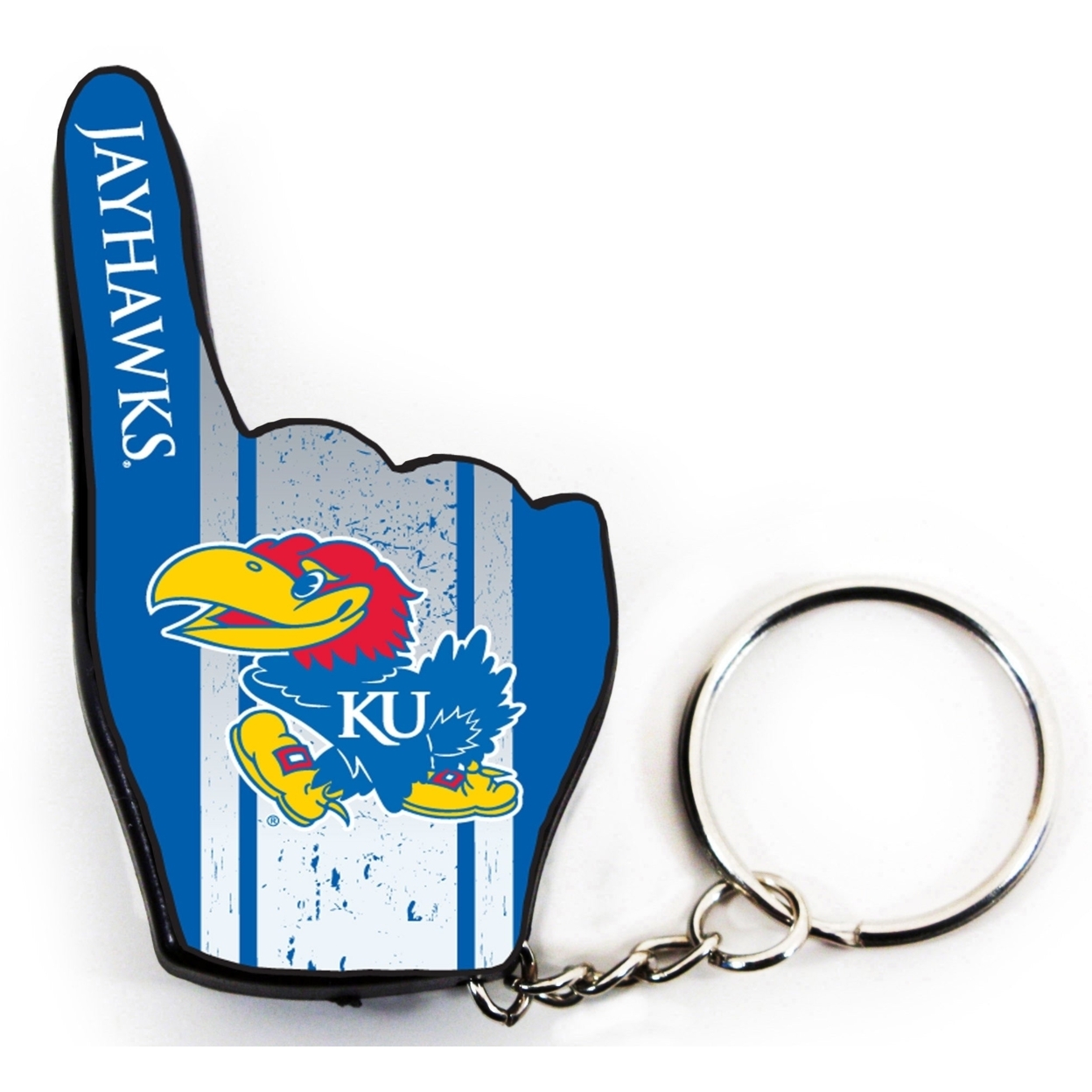 Kansas Jayhawks #1 Fan Keychain