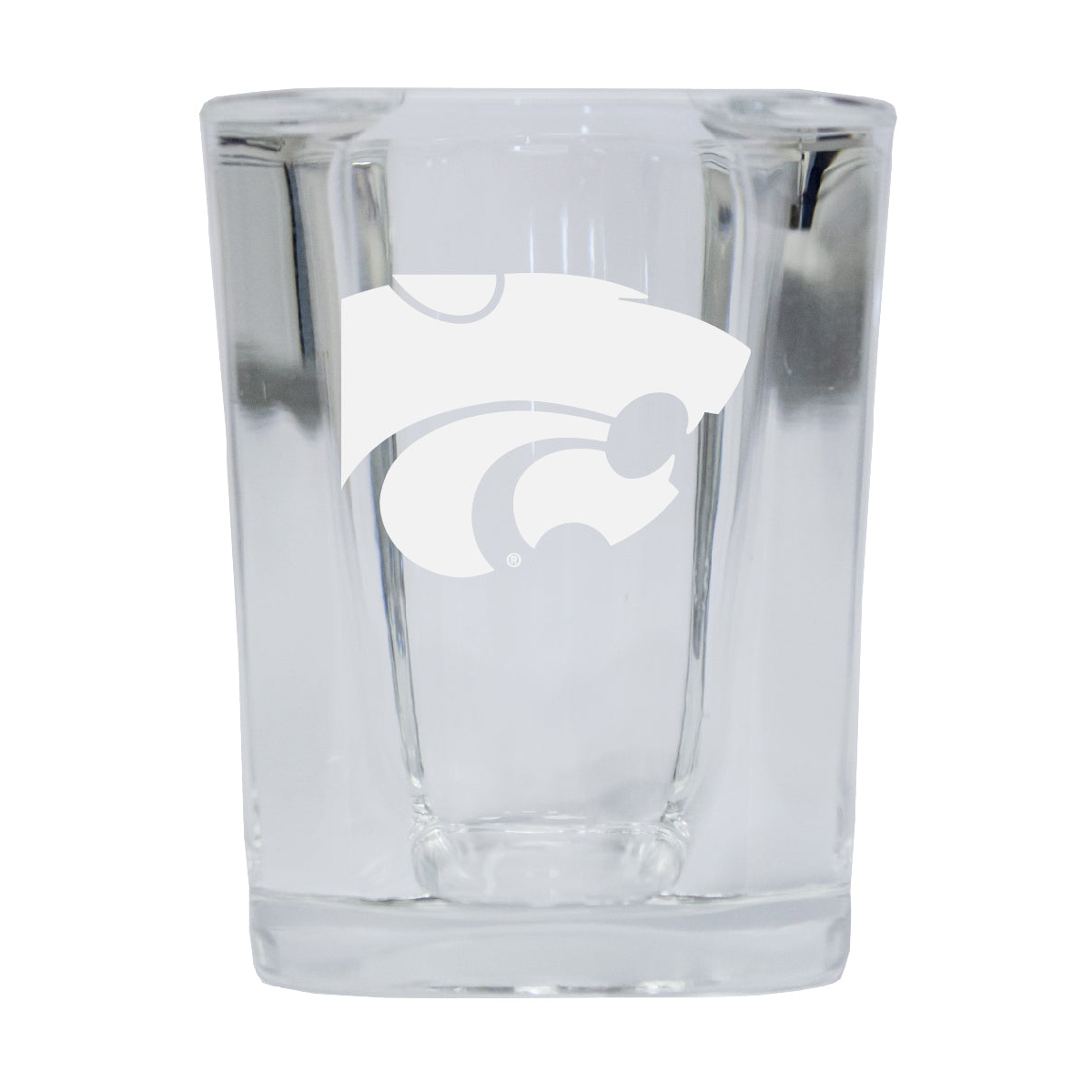 Kansas State Wildcats Etched Square Shot Glass