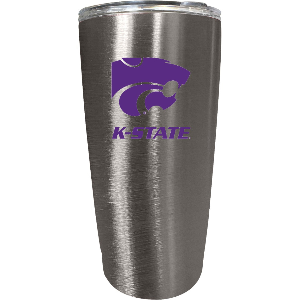 Kansas State Wildcats 16 Oz Insulated Stainless Steel Tumbler Colorless
