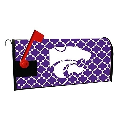 Kansas State Wildcats Mailbox Cover-Kansas State University Magnetic Mail Box Cover-Moroccan Design