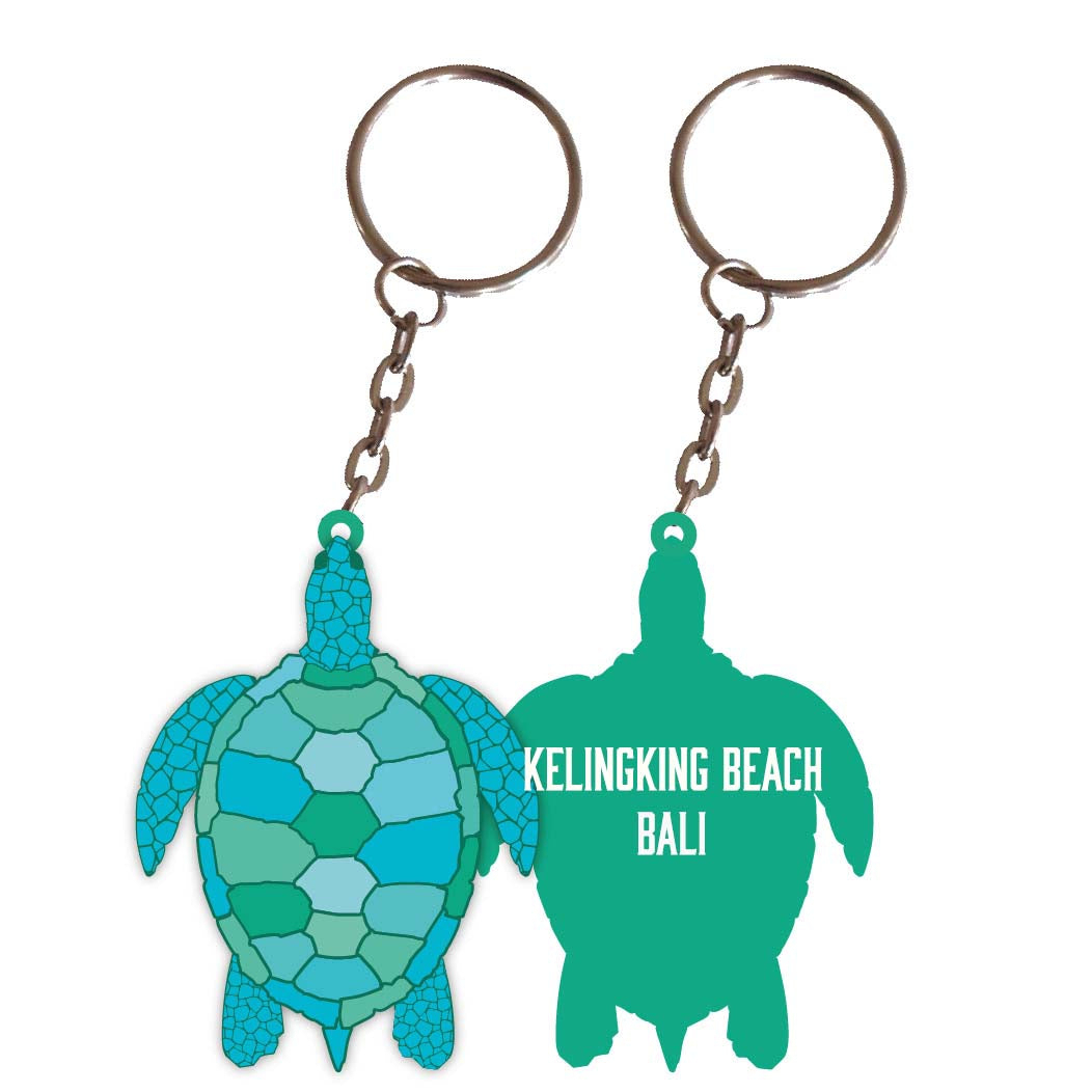 Kelingking Beach Bali Turtle Metal Keychain