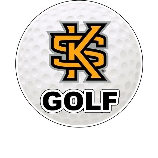 Kennesaw State Unviersity 4-Inch Round Golf Ball Vinyl Decal Sticker