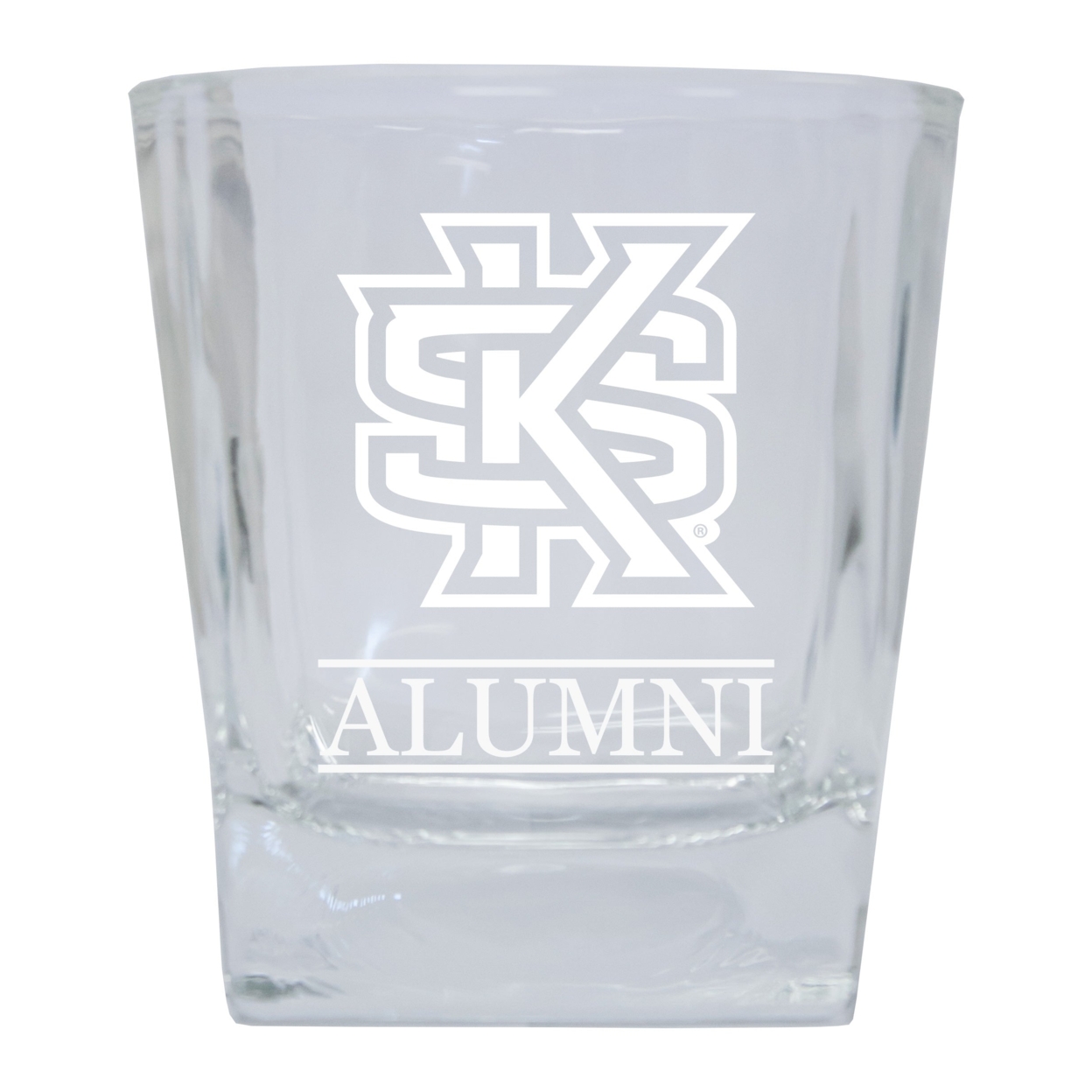 Kennesaw State Unviersity 8 Oz Etched Alumni Glass Tumbler 2-Pack