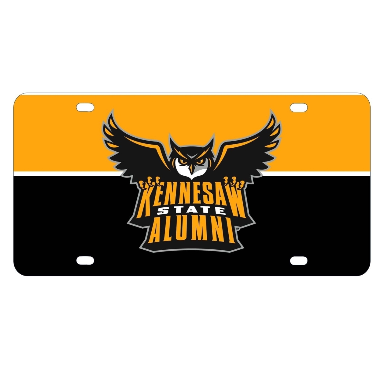 Kennesaw State Unviersity Metal License Plate