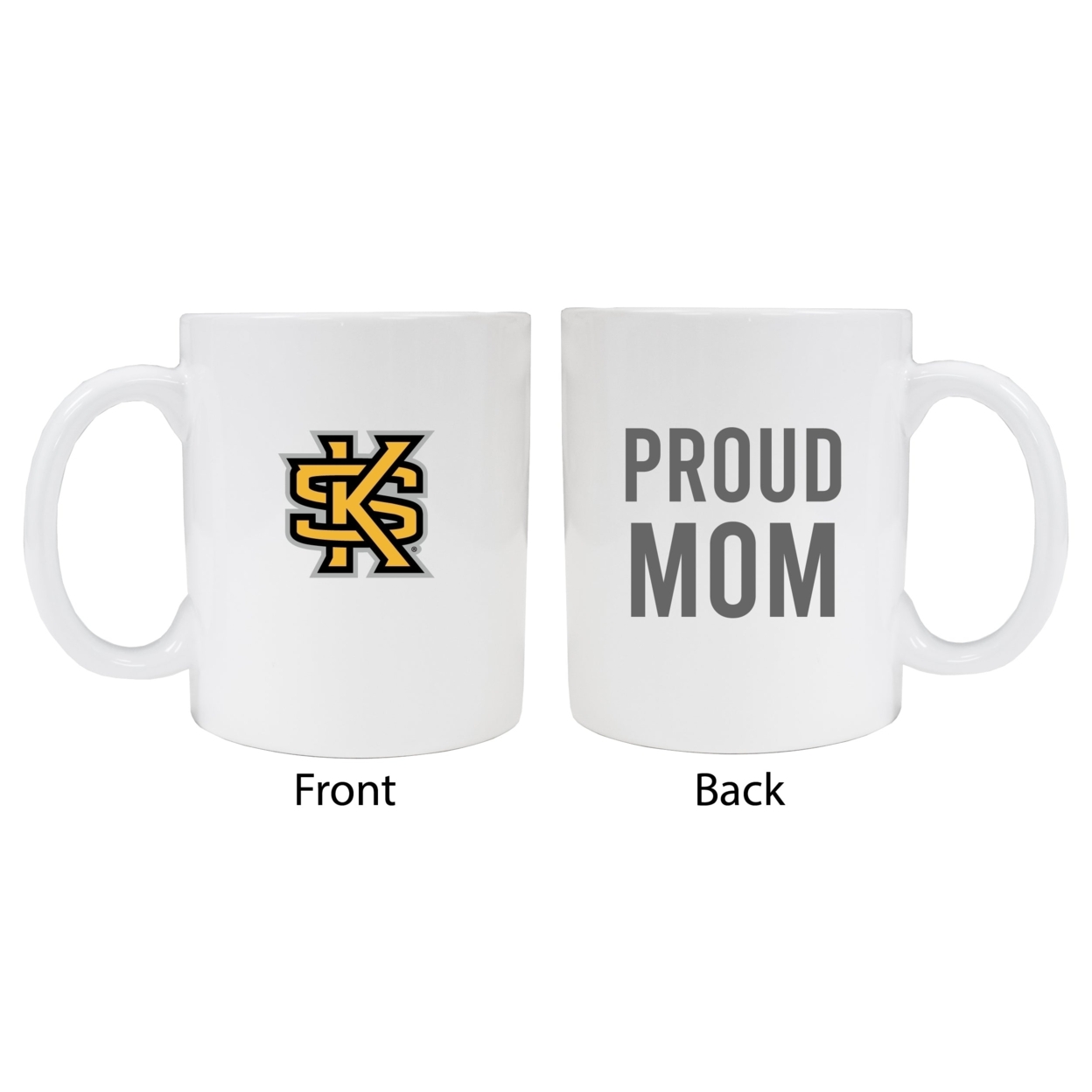 Kennesaw State University Proud Mom Ceramic Coffee Mug - White (2 Pack)