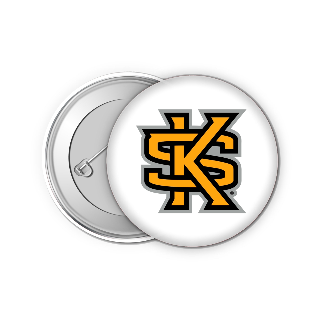 Kennesaw State Unviersity Small 1-Inch Button Pin 4 Pack