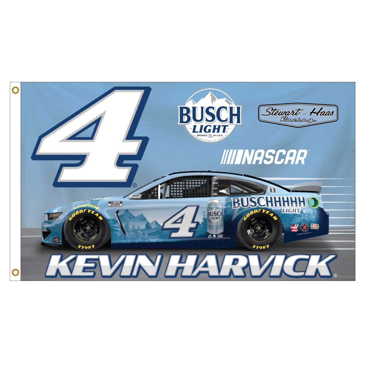 Kevin Harvick #4 NASCAR Cup Series 3x5 Flag New For 2021