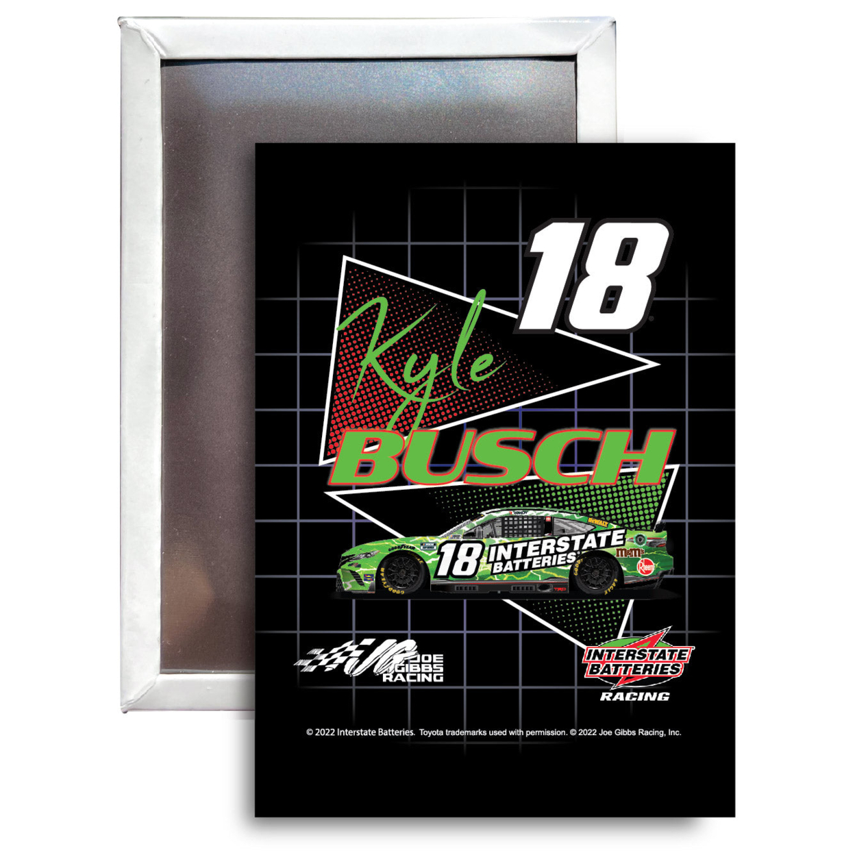 Kyle Busch #18 Nascar 2.5X3.5 Refrigerator Magnet New For 2022