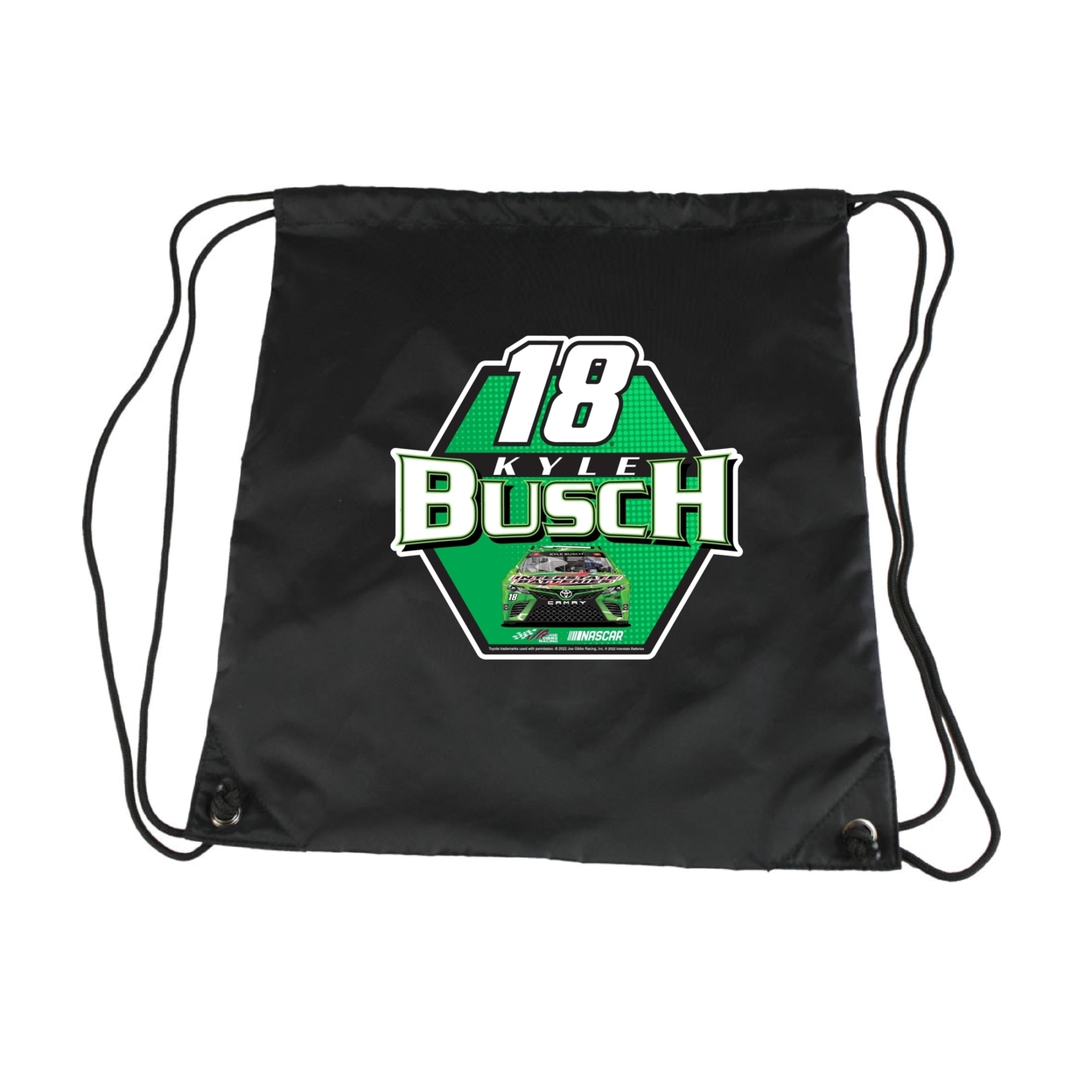 Kyle Busch Nascar Cinch Bag With Drawstring New For 2022