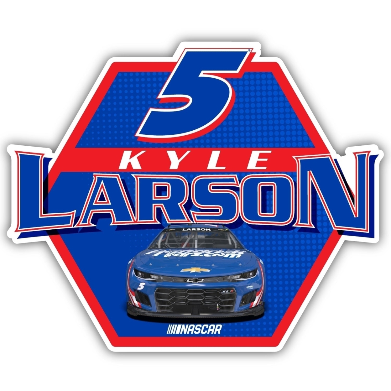 Kyle Larson # 5 NASCAR Laser Cut Decal