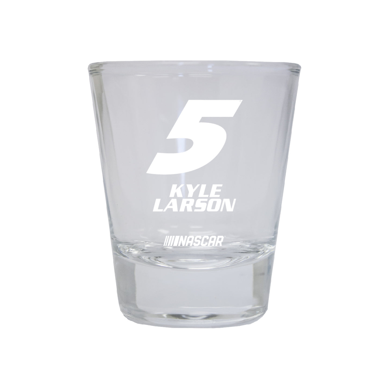 Kyle Larson #5 Nascar Etched Round Shot Glass New For 2022
