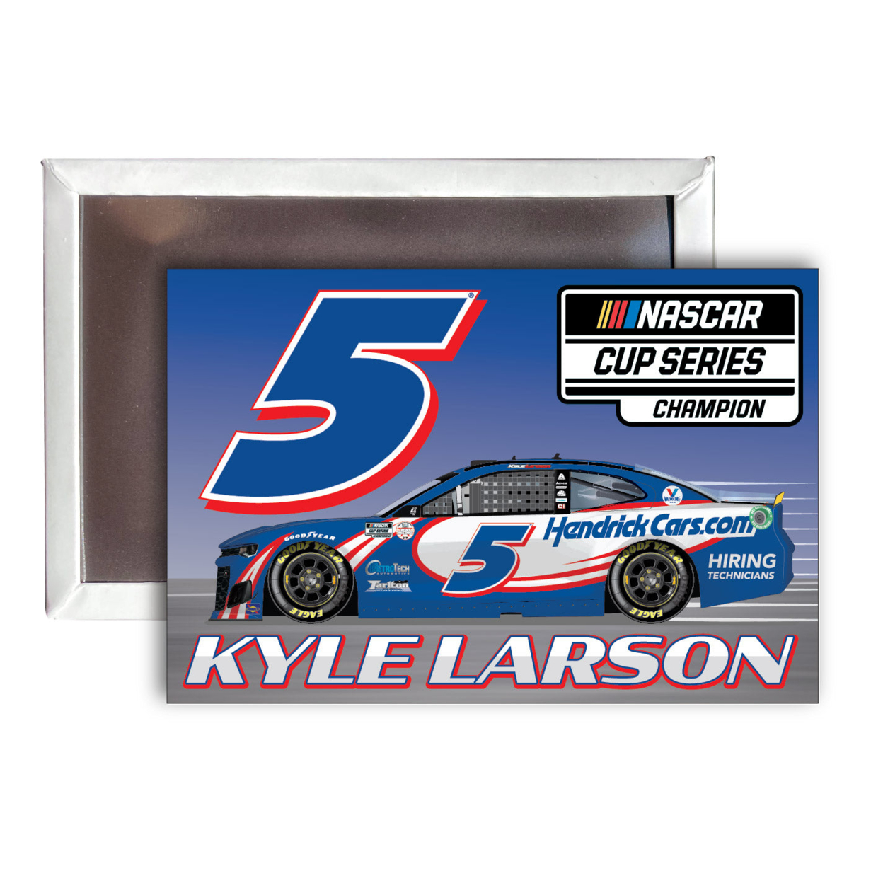 #5 Kyle Larson - NASCAR Cup Series 2021 Champion Fridge Magnet