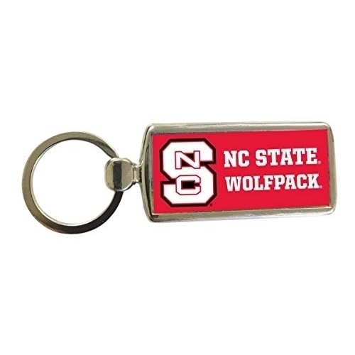 R And R Imports NC State Wolfpack Metal Keychain