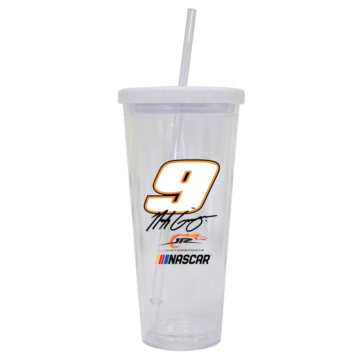 R And R Imports Noah Gragson #9 NASCAR 24 Oz Straw Tumbler New For 2021