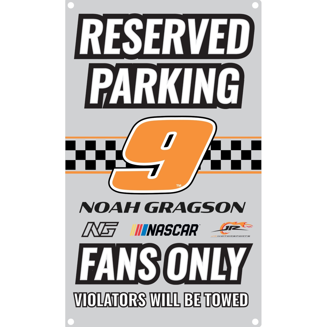 R And R Imports Noah Gragson #9 Metal Sign New For 2021