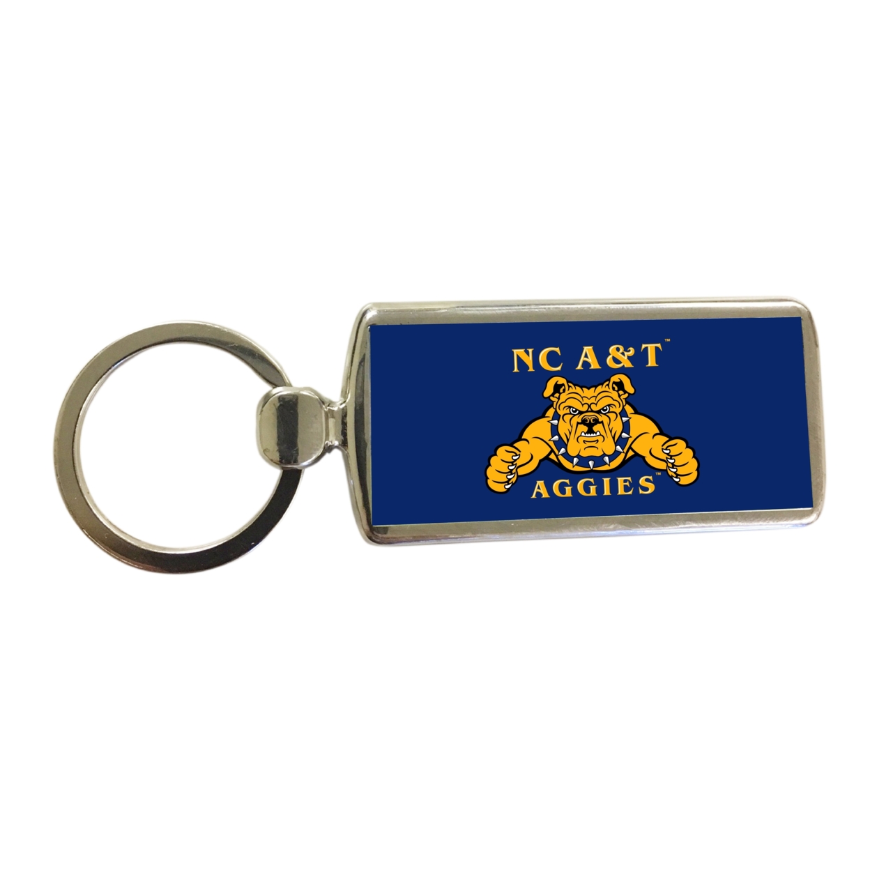 R And R Imports North Carolina A&T State Aggies Metal Keychain