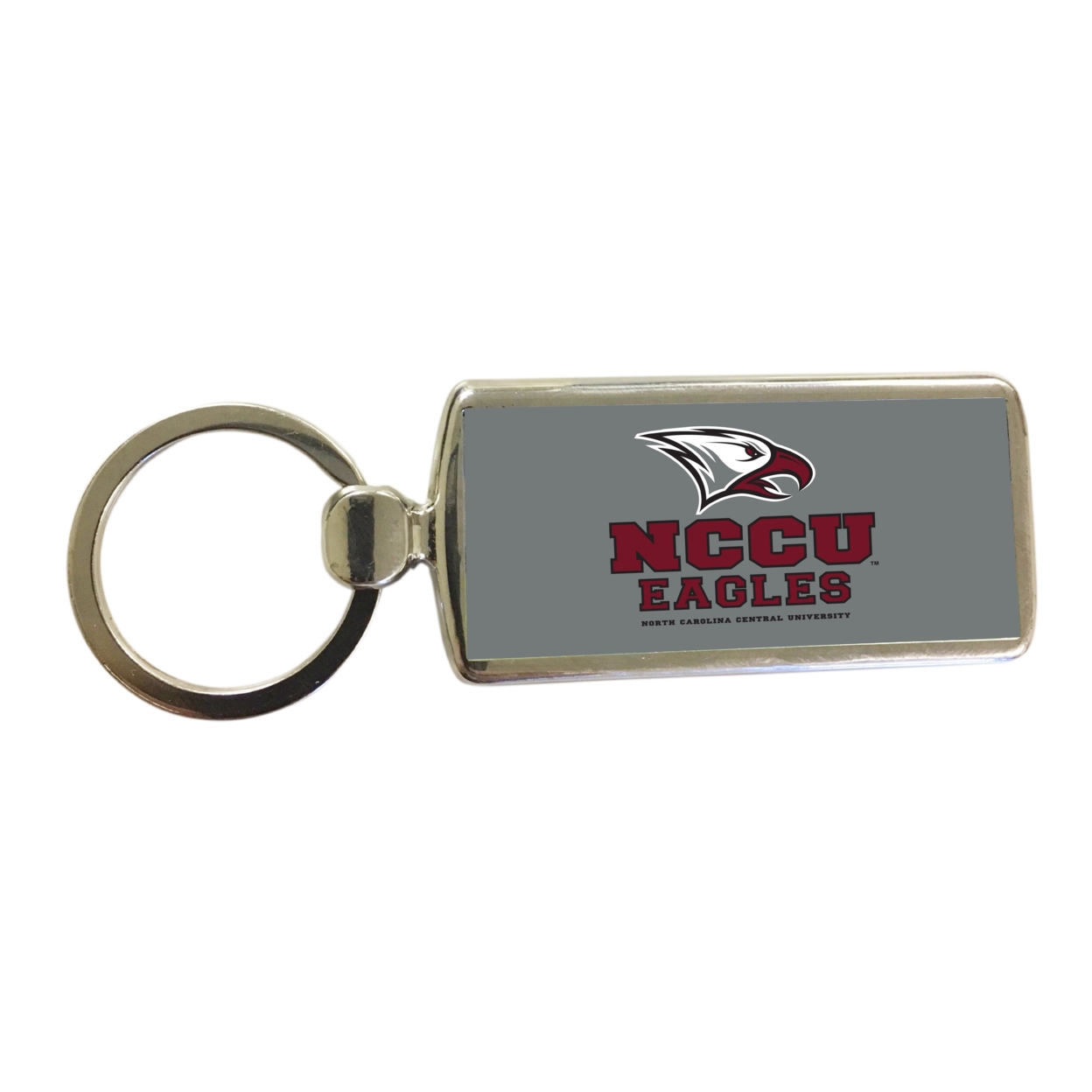 R And R Imports North Carolina Central Eagles Metal Keychain