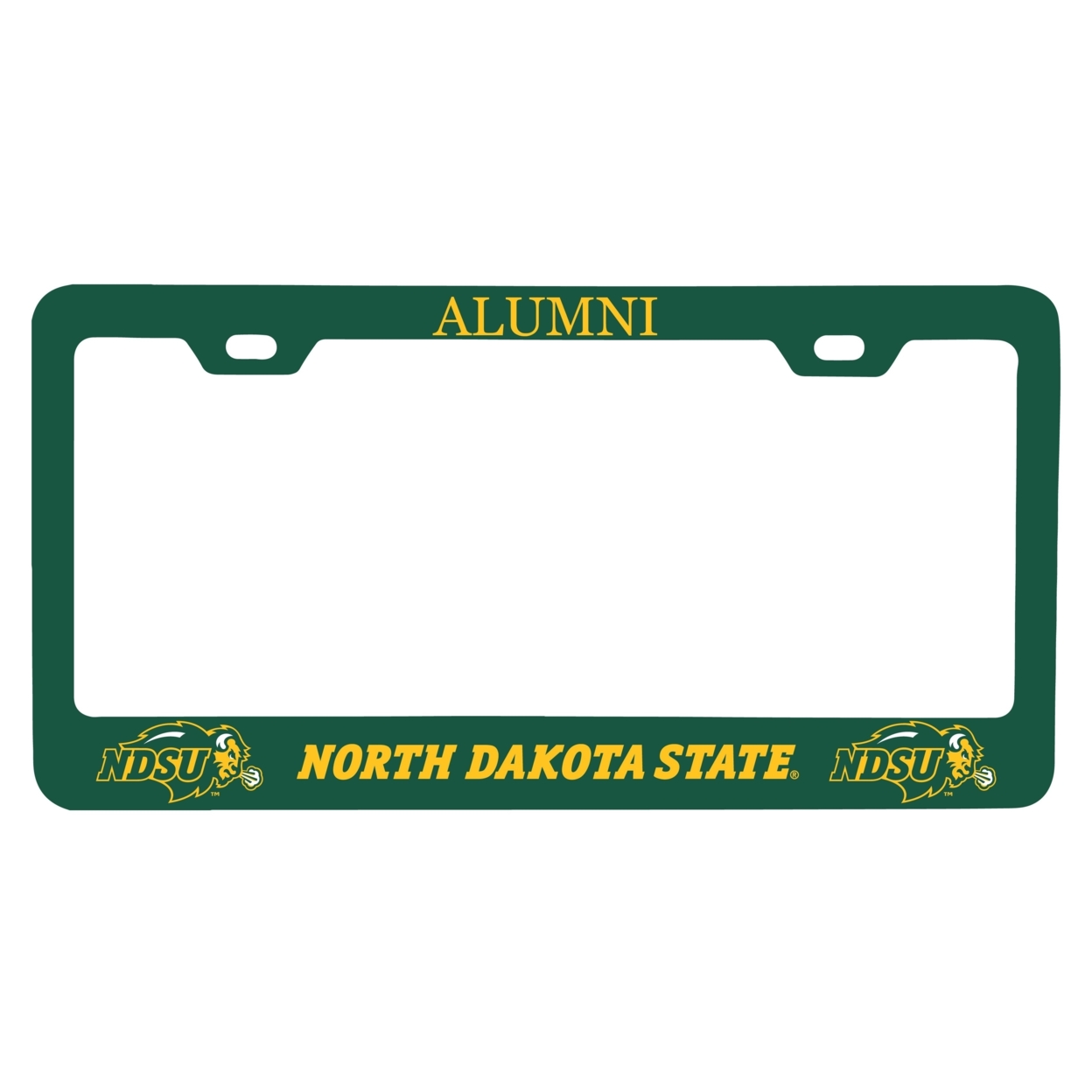 North Dakota State Bison Alumni License Plate Frame
