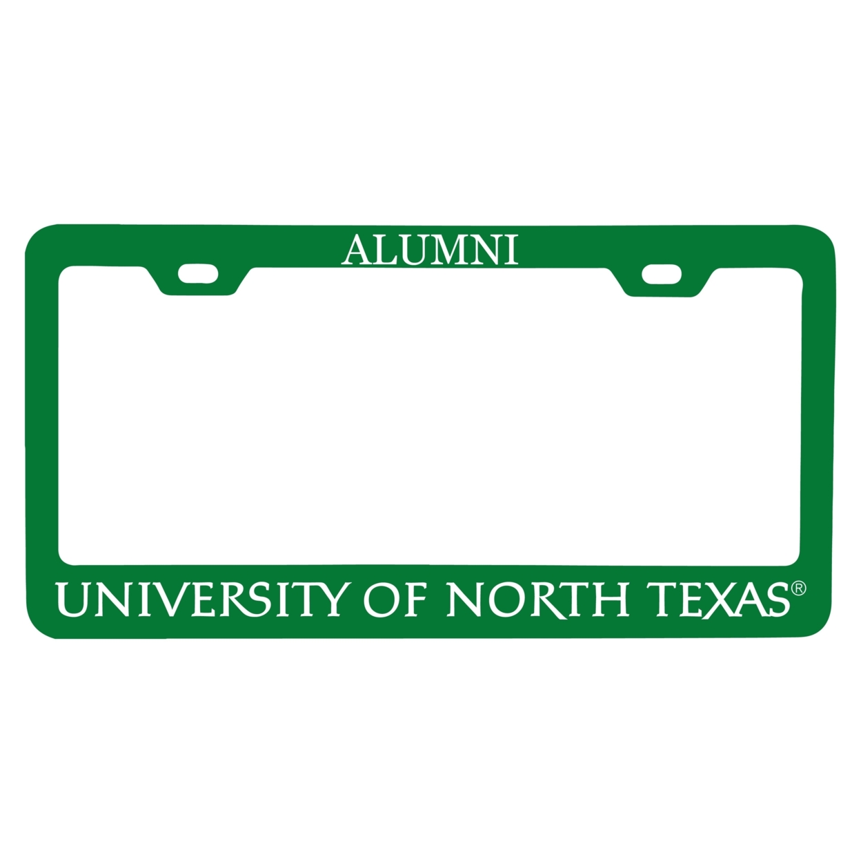 North Texas Alumni License Plate Frame