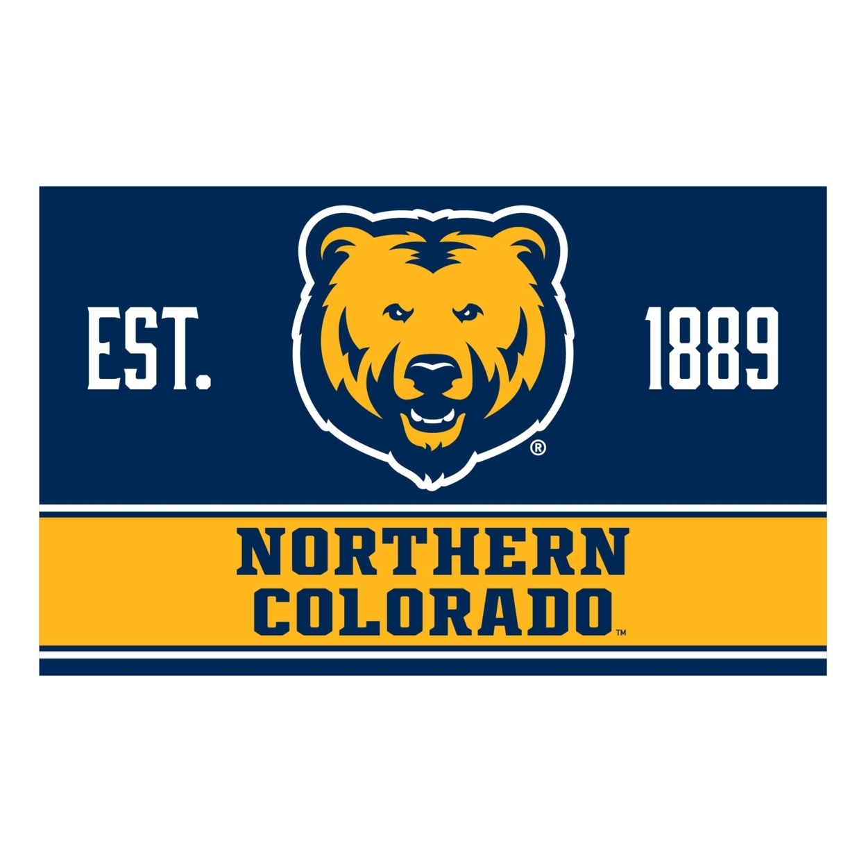 R And R Imports Northern Colorado Bears Wood Sign With Frame