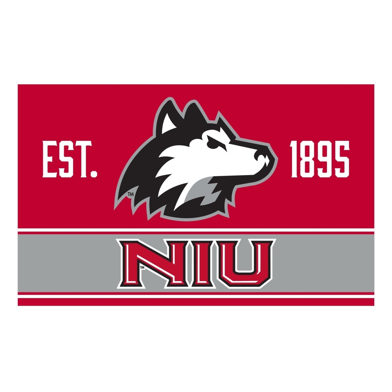 R And R Imports Northern Illinois Huskies Wood Sign With Frame