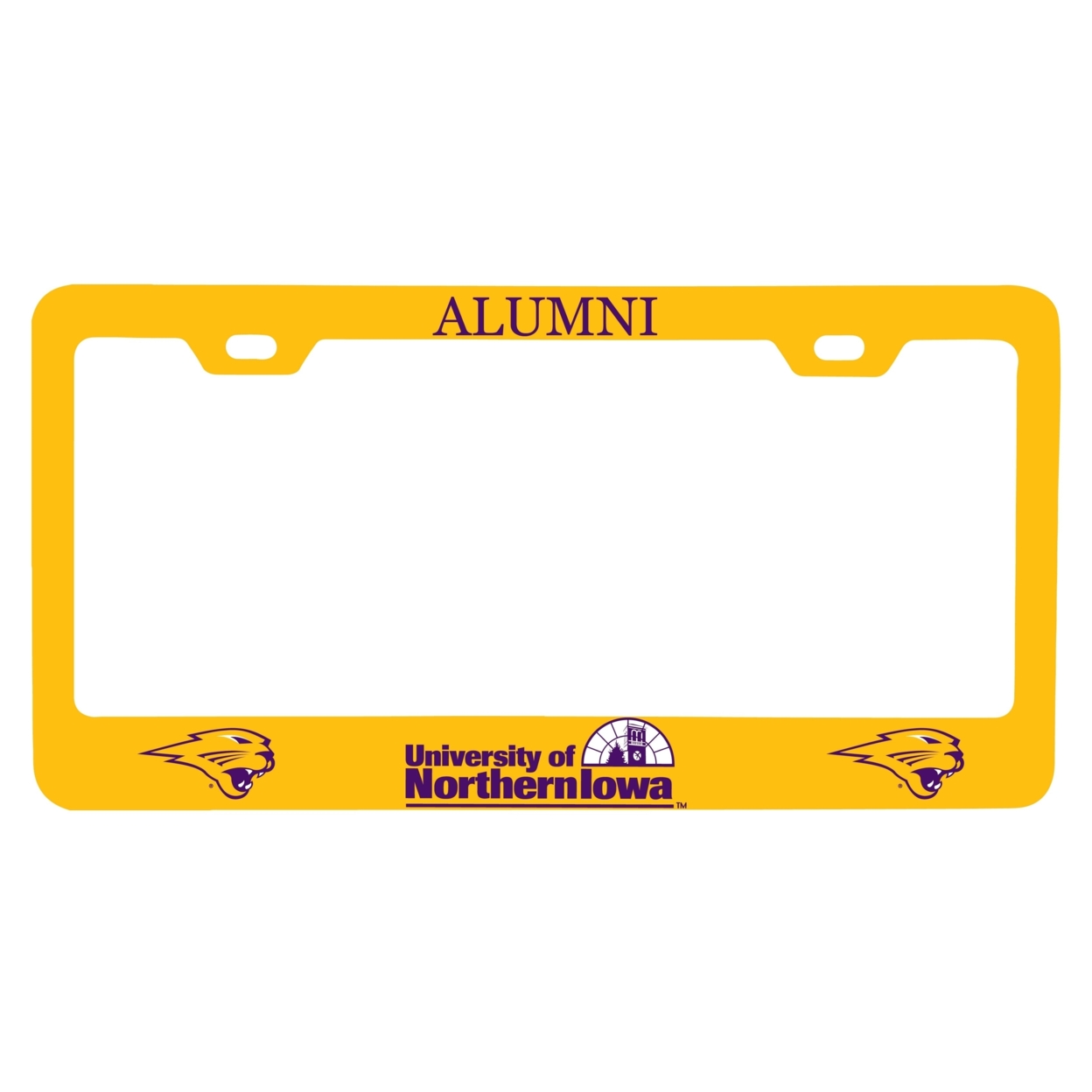 Northern Iowa Panthers Alumni License Plate Frame