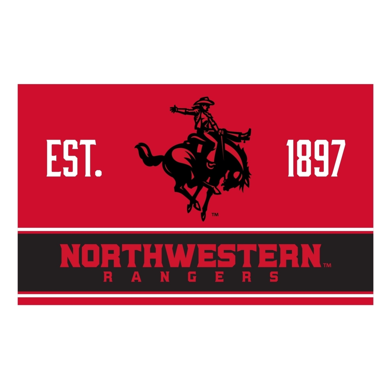 R And R Imports Northwestern Oklahoma State University Wood Sign With Frame