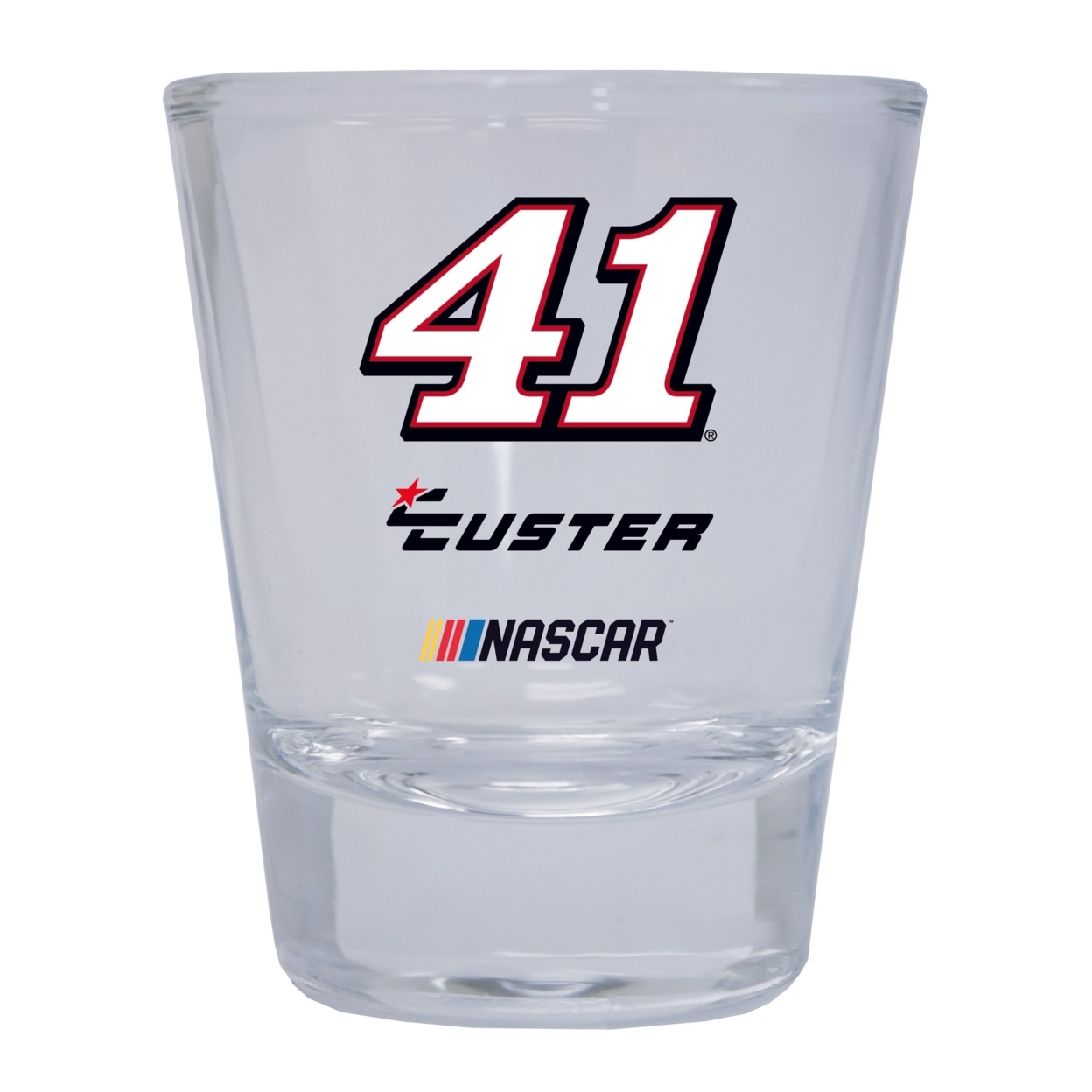 R And R Imports Officially Licensed NASCAR Cole Custer #41 Shot Glass Round