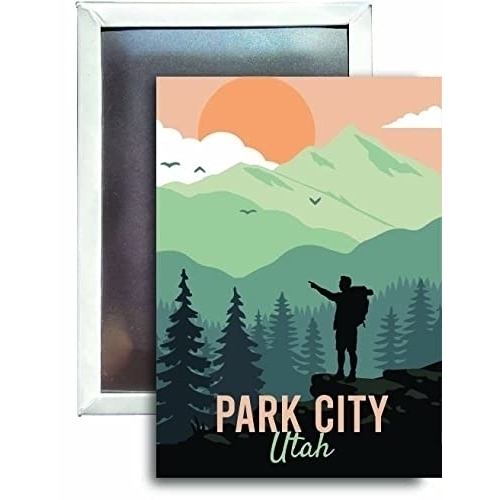 R And R Imports Park City Utah Refrigerator Magnet 2.5X3.5 Approximately Hike Destination