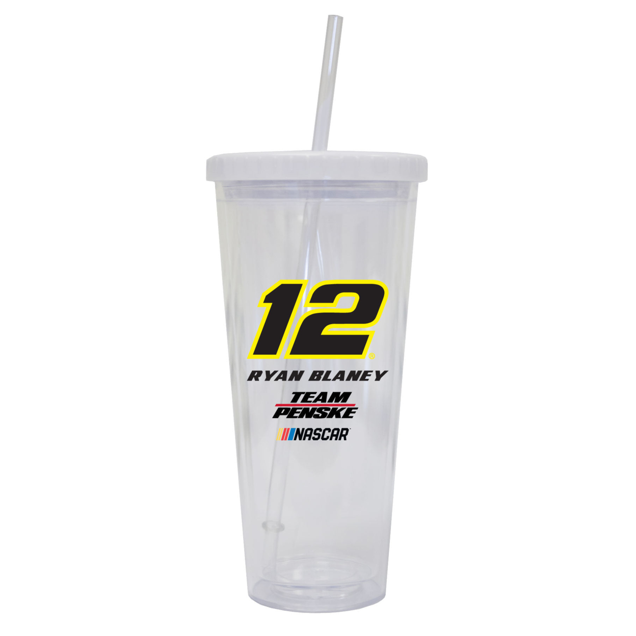 R And R Imports Ryan Blaney #12 24 Oz Straw Tumbler New For 2020