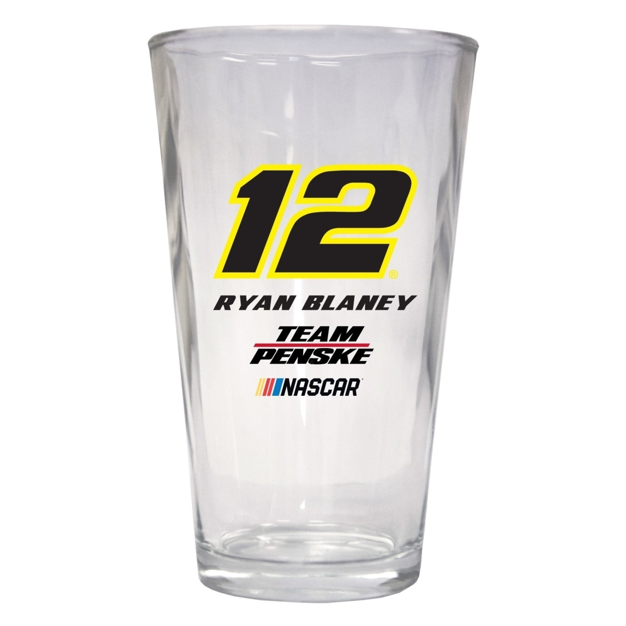 Ryan Blaney #12 NASCAR Pint Glass New For 2020