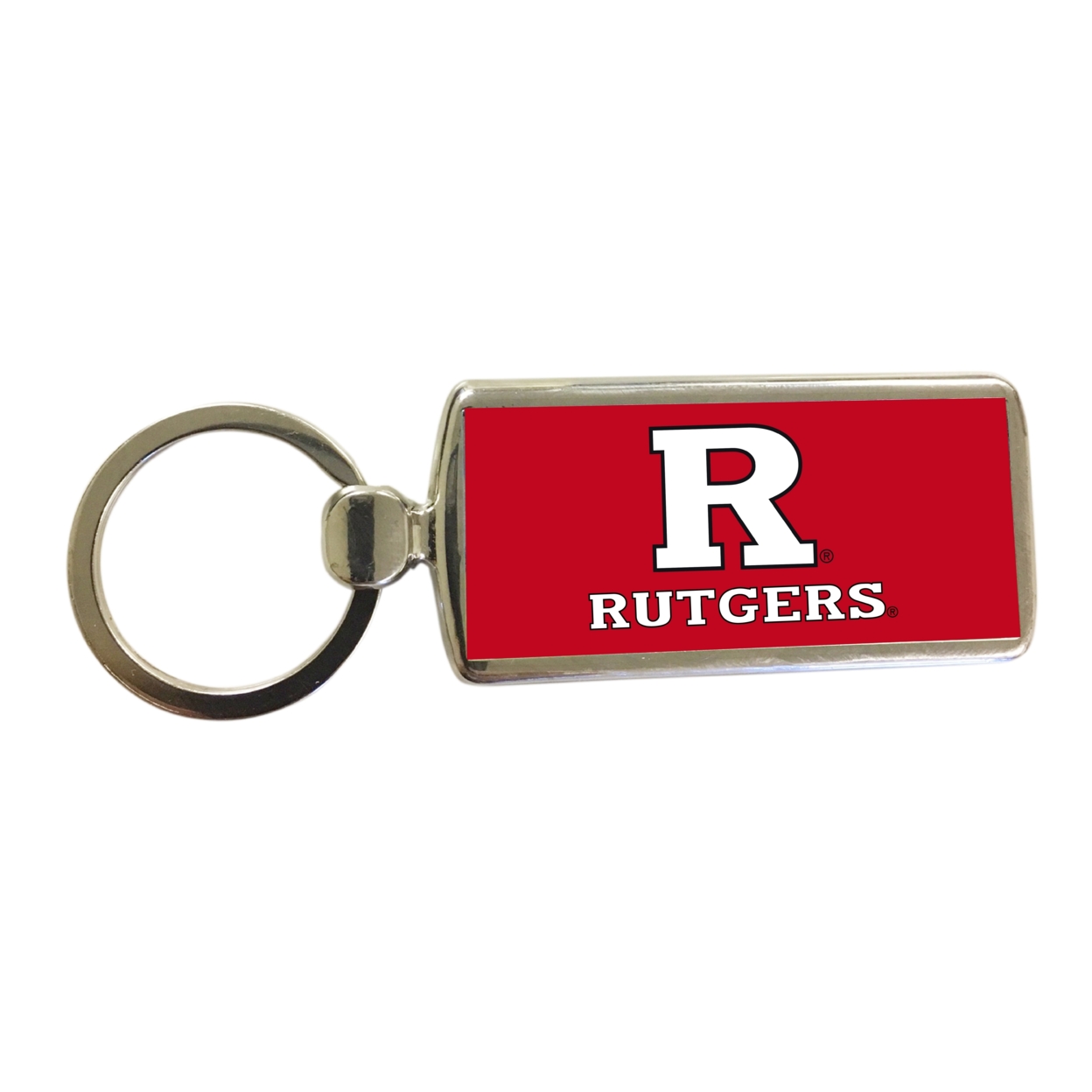 R And R Imports Rutgers Scarlet Knights Metal Keychain