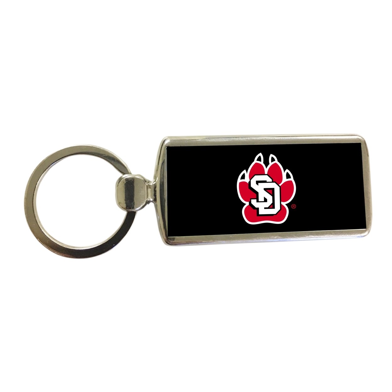 R And R Imports South Dakota Coyotes Metal Keychain
