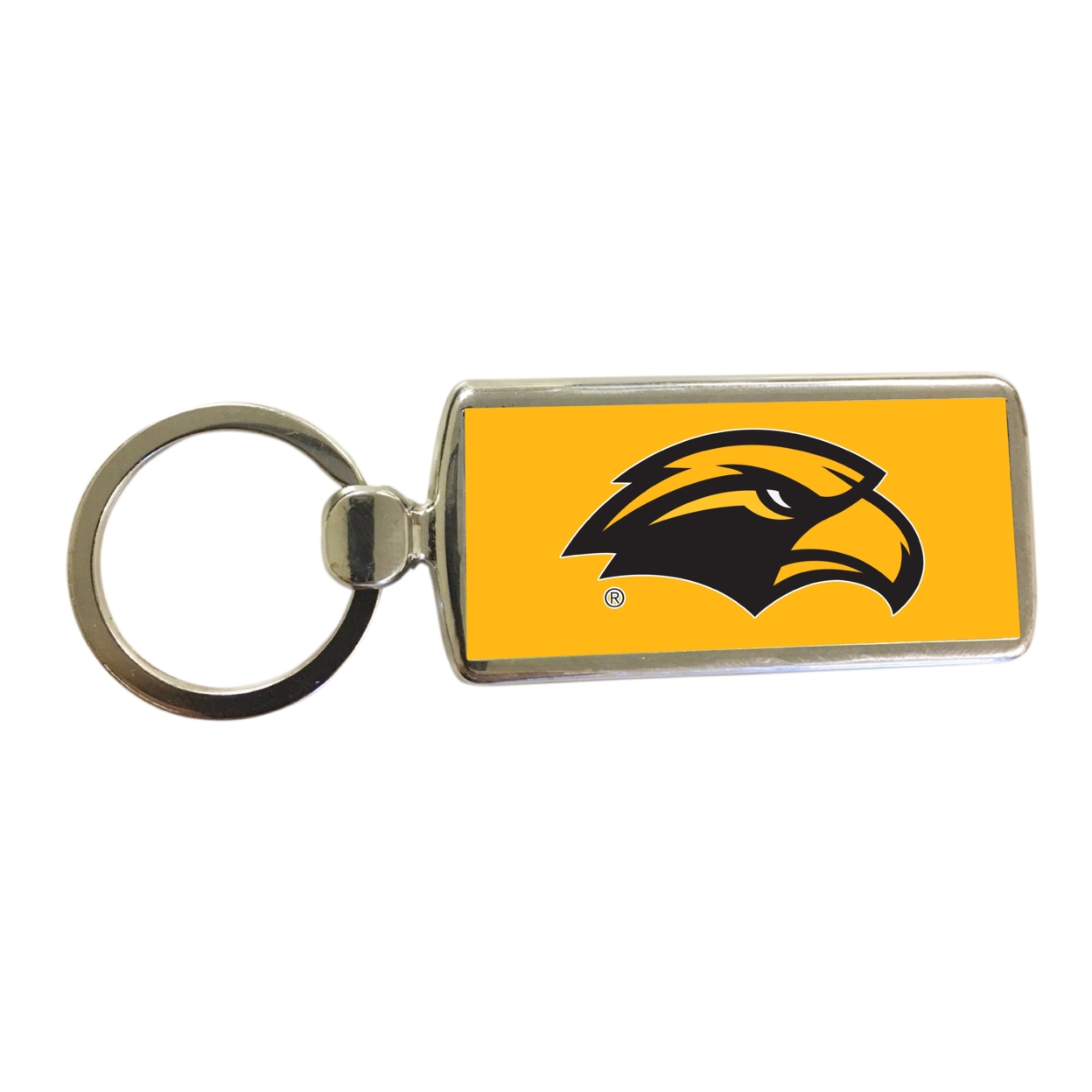 R And R Imports Southern Mississippi Golden Eagles Metal Keychain