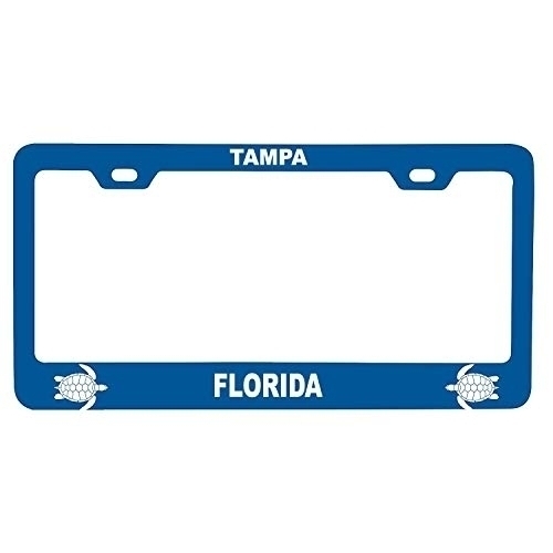 R And R Imports Tampa Florida Turtle Design Souvenir Metal License Plate Frame