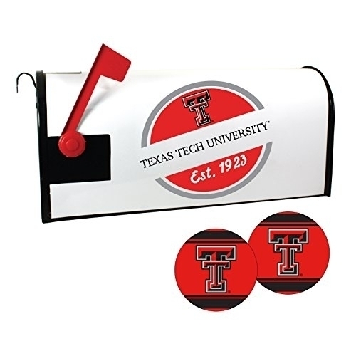 R And R Imports Texas Tech Red Raiders Magnetic Mailbox Cover And Sticker Set