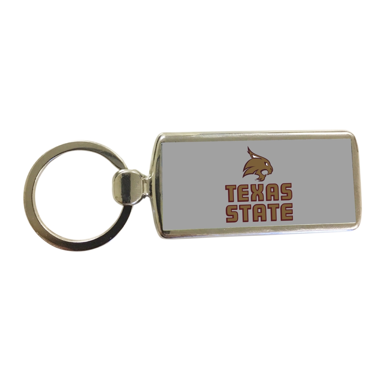 R And R Imports Texas State Bobcats Metal Keychain