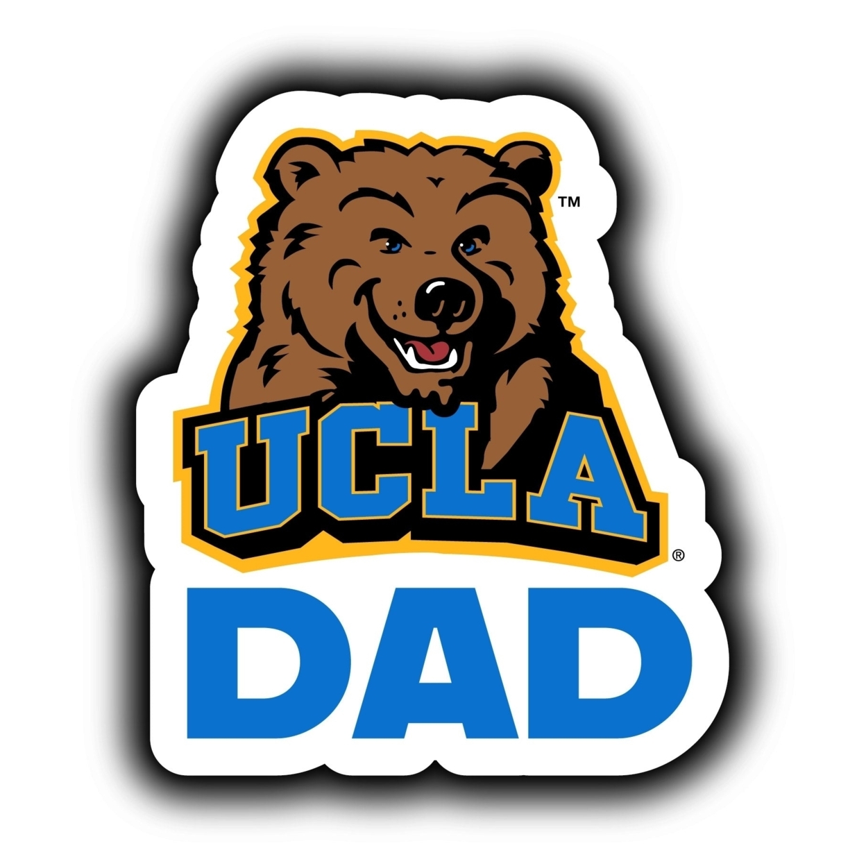 UCLA Bruins 4-Inch Proud Dad Die Cut Decal